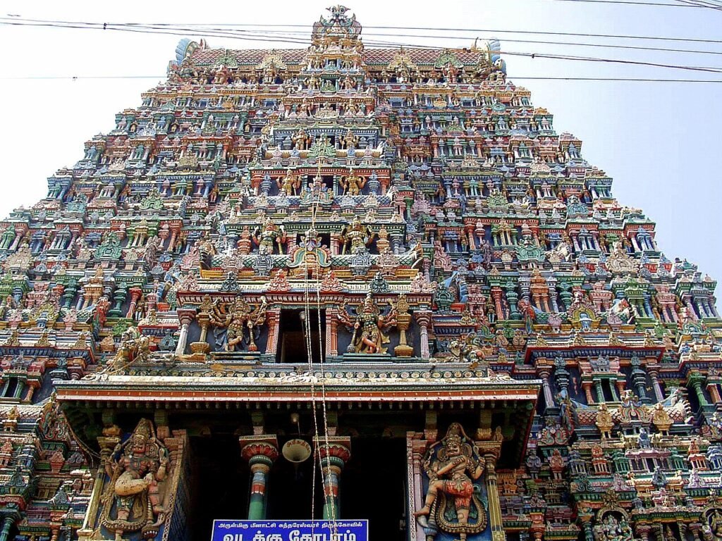 North Tower, Madurai Meenakshi Temple, Tamil Nadu, India (2006) 1