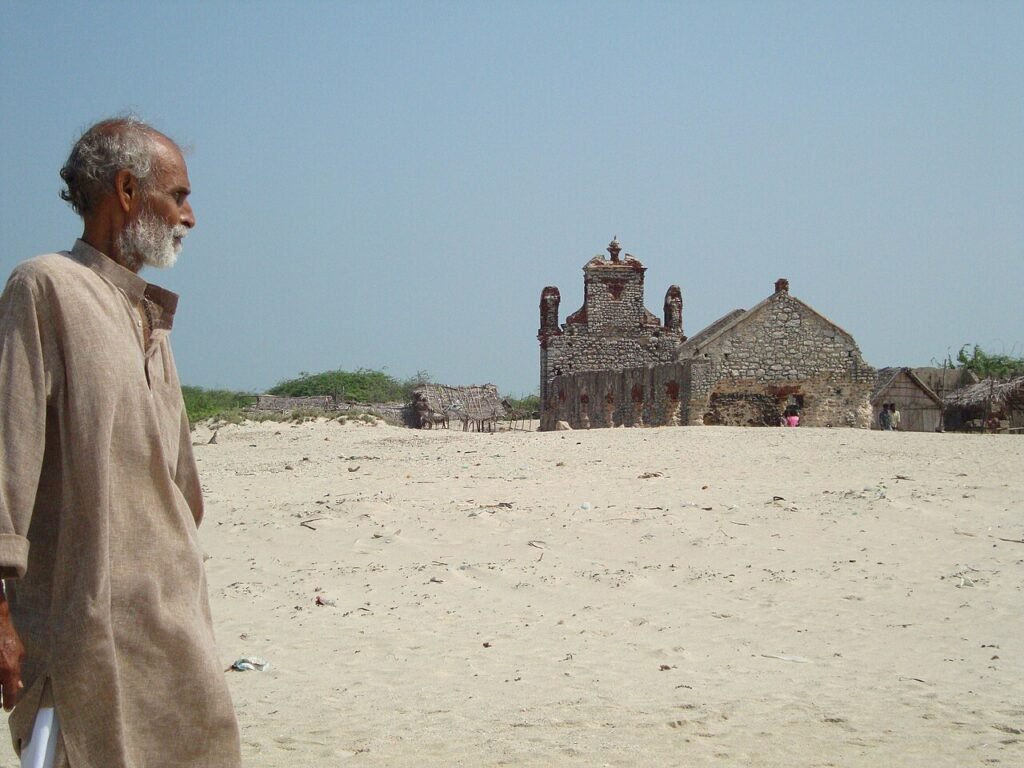 Ruins of Church, Dhanushkodi island